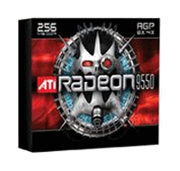 Tarjeta Grafica ATi Radeon 9550 256 MB DDR Agp bajo perfil